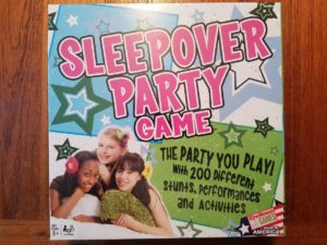 sleepover party game